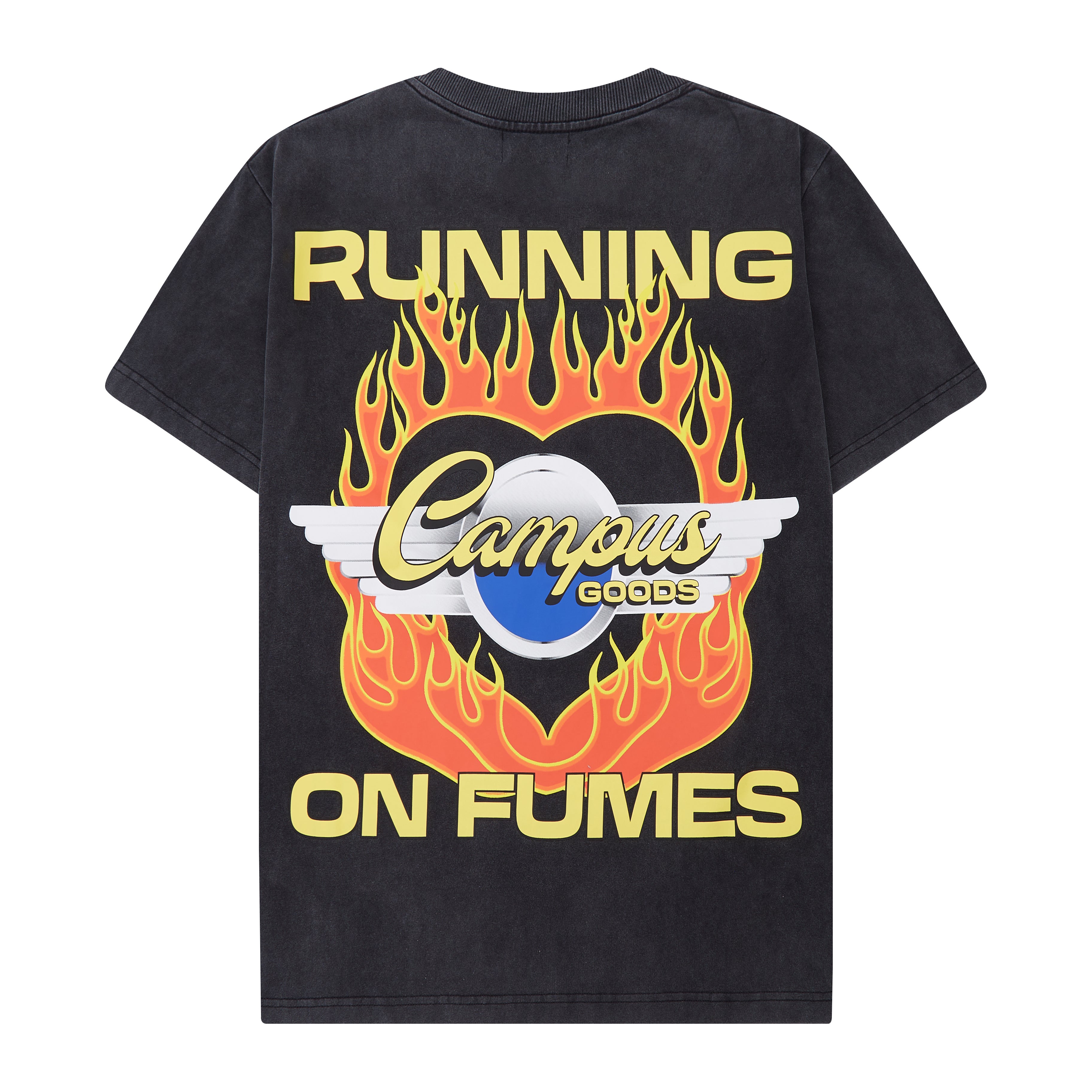 Fumes Crop Tee (Vintage Black)